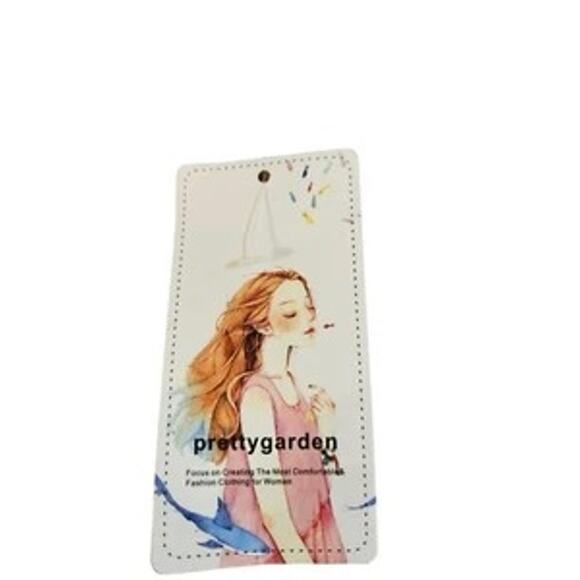 NWT Pretty Garden Size Medium Pink Short Sleeve Cheetah Print Romper New - Picture 5 of 7